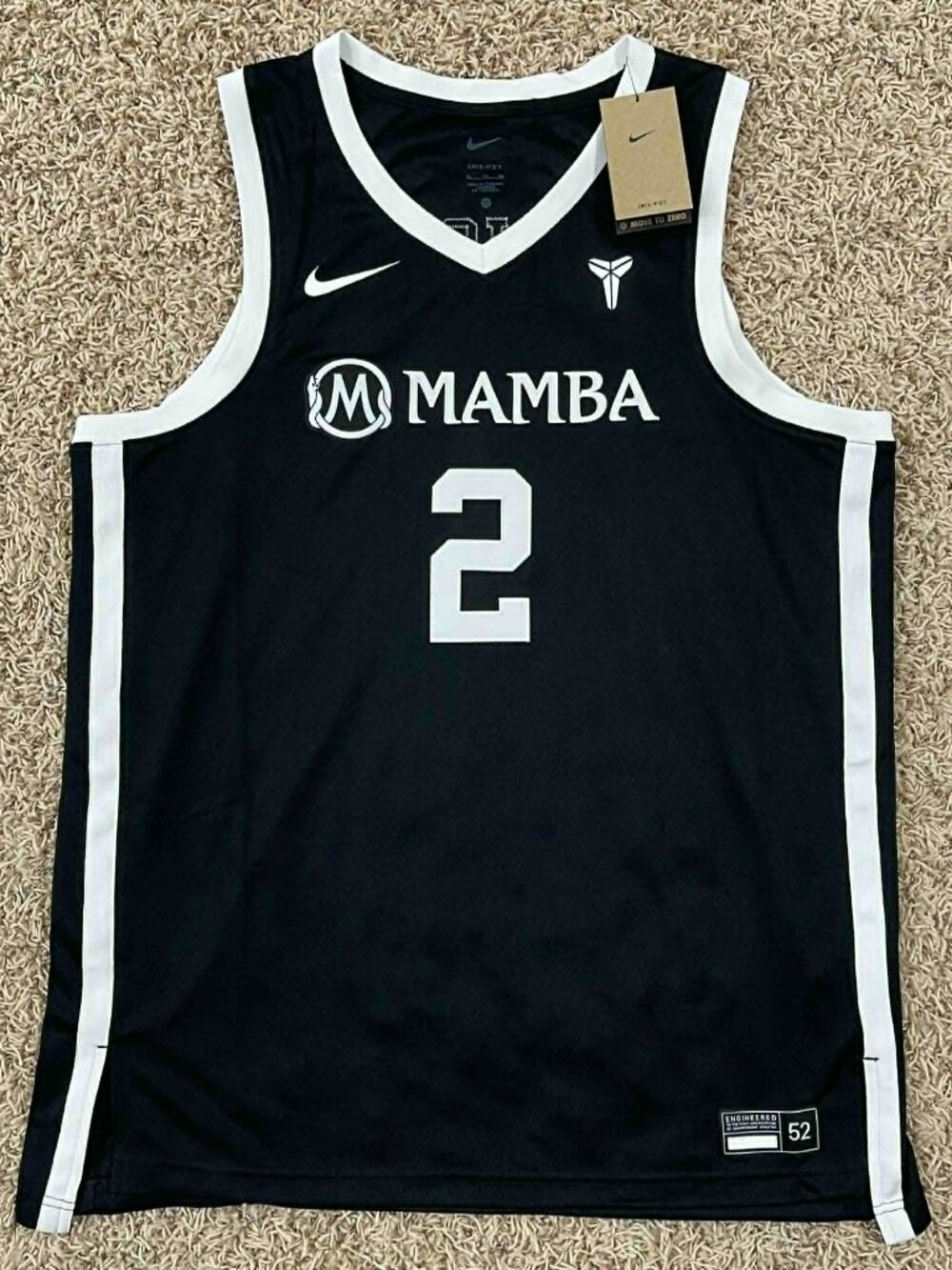 Nike Women’s Gigi Bryant Mambacita Basketball Jersey Black HF7754-010, Size XL